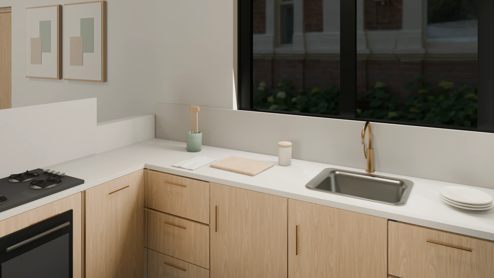 GuruVedas joinery and detail architectural visualization